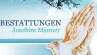 Logo Bestattungen Joachim Männer GmbH & Co. KG Inh.: Alwin Pfaff