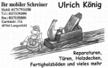 Logo Schreinerei Ulrich König